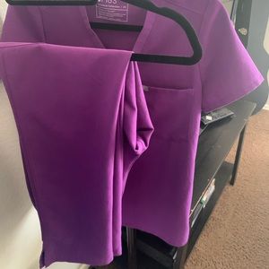 FIGShigh waist skinny scrub pant and Catarina top